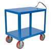 Vestil Ergo Handle Cart, Steel, 2 Shelves, 4000 lb DH-PU2.4-2436